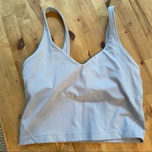 Lululemon Align Tank size 6 Blue Linen